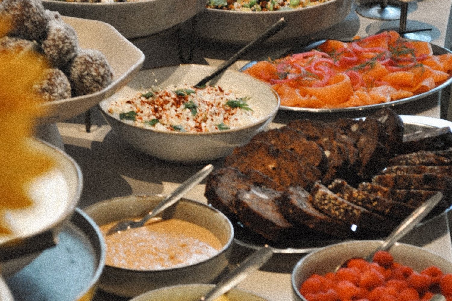 Het brunchbuffet bij OAAS